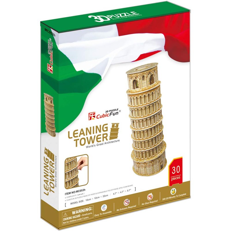 CubicFun Italy Leaning Tower of Pisa 3D Puzzle