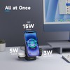 EnergyCell Cube 3 in 1 Wireless Charging Station Black