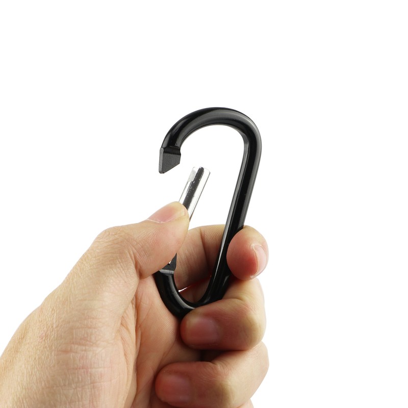 SWATOM Aluminum Carabiner Clip Snap Hook Keyring 1.5/1.9/2.2/2.4/2.8 Inch Carabiners