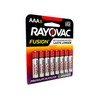 Rayovac Fusion AAA Batteries, Premium Alkaline Triple A Batteries, 8