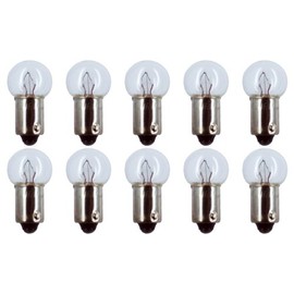 CEC Industries #6253 Bulbs, 12 V, 6 W, BA9s Base, G-4.5 shape (Box of 10)