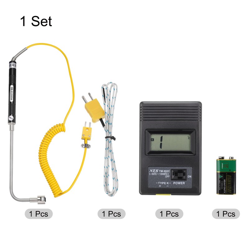 QUARKZMAN Digital Thermocouple Thermometer K-type Temperature Meter (-50 to 1300
