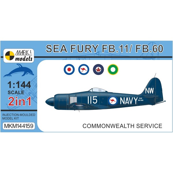 Mark 1 1/144 Australian Navy Seafury FB.11/F.60 British Federation 2