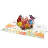 LIMAH® Pop-Up 3D/Beeindruckende Schmetterling und Blumen-Karte für Frauen zum Geburtstag,