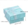 BESTOYARD Gift Box Accessory Paper Box Bowknot Accessory Case Square