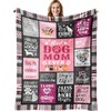 Eixiders Dog Mom Gifts Blanket, Dog Mom Gifts for Women,
