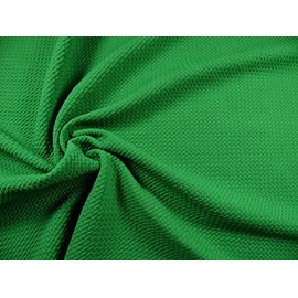 PLESIU Bullet Textured Liverpool Fabric 4 Way Stretch Kelly Green Q50