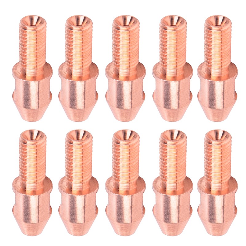10Pcs Welding Contact Tip Submerged Copper Arc Nozzle Accessory M12