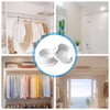 6 Pcs Closet Rod Holders for 1-3/8 Inch Rod, Heavy