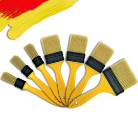 PANCLUB Not Chip Brush, Paint Brushes for Walls Assorted Size 28 Pack, S.Chip Brush Never Lose Bristles - Small Package, 100% Plastic, for Paint, Glues, Stains and Completely Recyclable