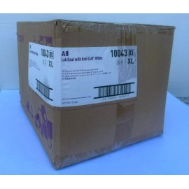 Kimtech 10043 XL Lab Coat with Knit Cuff White