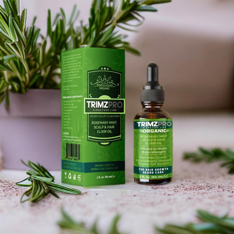 Trimzpro 3 Pack Rosemary Mint Biotin Scalp & Hair Strengthening