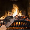 Kerykwan Fireplace Bellows 17"x7.5" Large Wood Air Blower Cast Nozzle