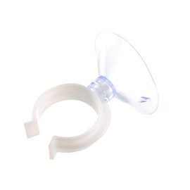 uxcell Aquarium Suction Cup Clips Airline Tube Holders Clamps for Fish Tank Clear 24mm 6Pcs