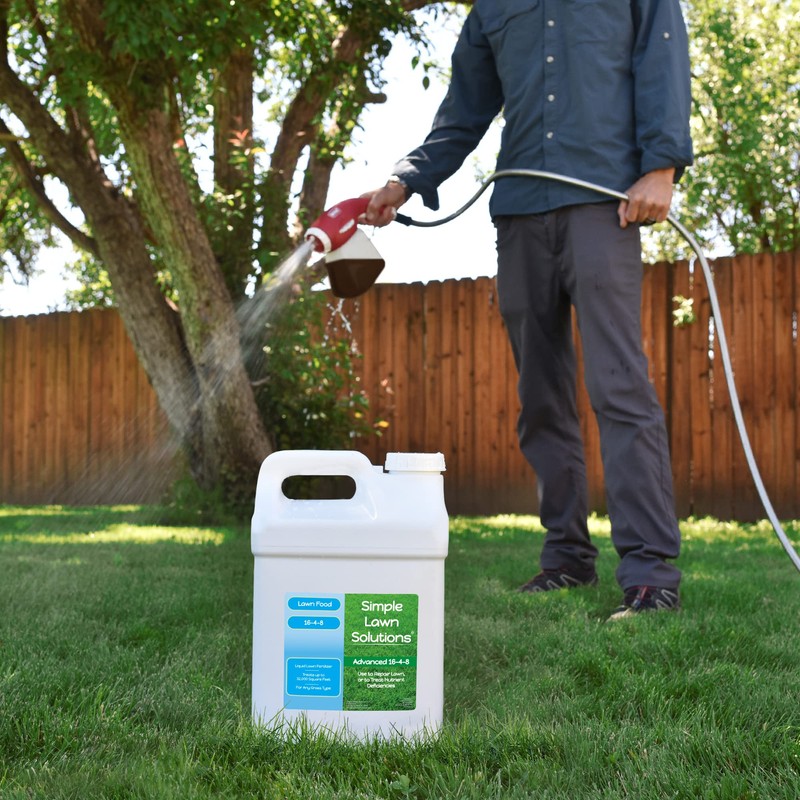 Advanced 16-4-8 Lawn Fertilizer - Liquid Lawn Food Spring &