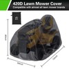 420D Riding Lawn Mower Cover Compatible with 42" 46" 48"