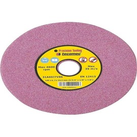 Tecomec 01005004 Grinding Wheel 3/16" Chainsaw Chain Sharpening, 5-3/4" X 7/8" X 3/16", Pink, 60 Medium Grit