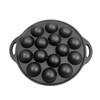 VONOTO Takoyaki Grill Pan, Cast Iron Takoyaki Maker Skillet, 9