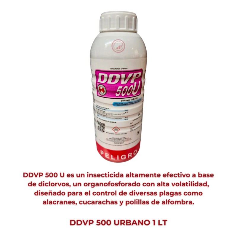 Ddvp 500 U Diclorvos 47.50% 1 L