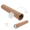 Operitacx Paper Tube Blank Paper Tube for DIY Arts for