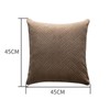 1PC Modern Decorative Velvet Cushion Cover Square Velvet European Pillowcase,