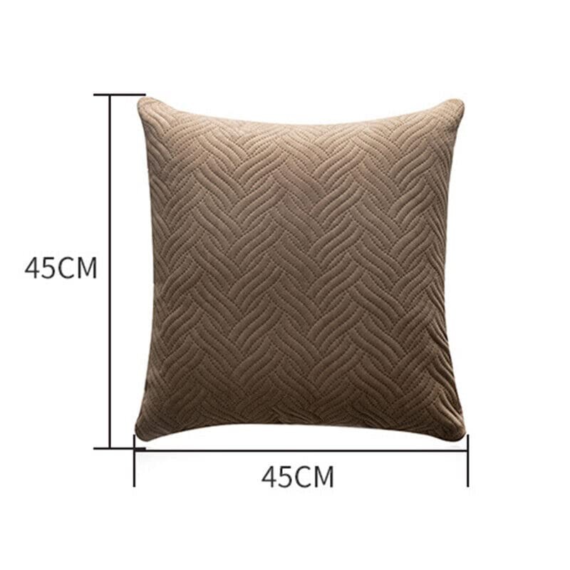1PC Modern Decorative Velvet Cushion Cover Square Velvet European Pillowcase,