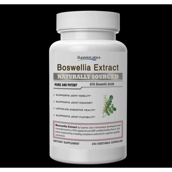 Unbranded Boswellia Herbal Extract with Antioxidants for Joint & Health