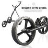 TGU-GOLF Push Carts, 1 Step Folding 9lbs Lightweight, High-Tech Minimalistic