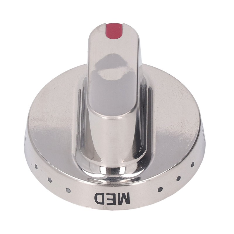 5Pcs Gas Stove Knob Cover Control Dial Knobs Stainless Steel