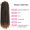Smilco 24-Inch Spring Twist Hair - 6 Packs Passion Twist