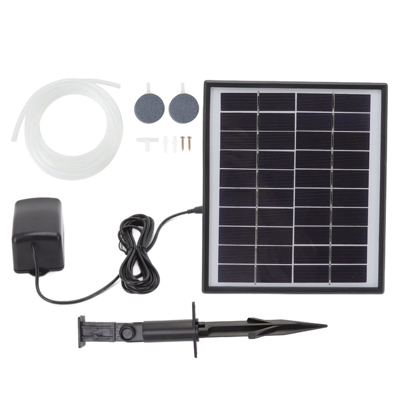 Solar Oxygen Pump 10V 6W Shockproof Small Lightweight Solar Water