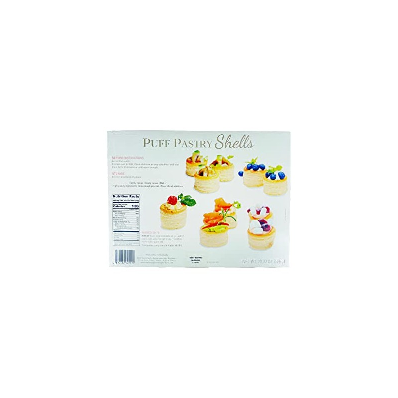 La Boulangerie Des Gourmets Puff Pastry Shells -Ready to Use