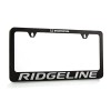 Honda Ridgeline Black Zinc Bottom Engraved License Plate Frame Holder