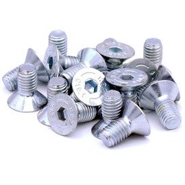 M5 (5mm x 60mm) Hex Socket Countersunk Machine Screw (Bolt) - Stainless Steel (A2) (Pack of 20)
