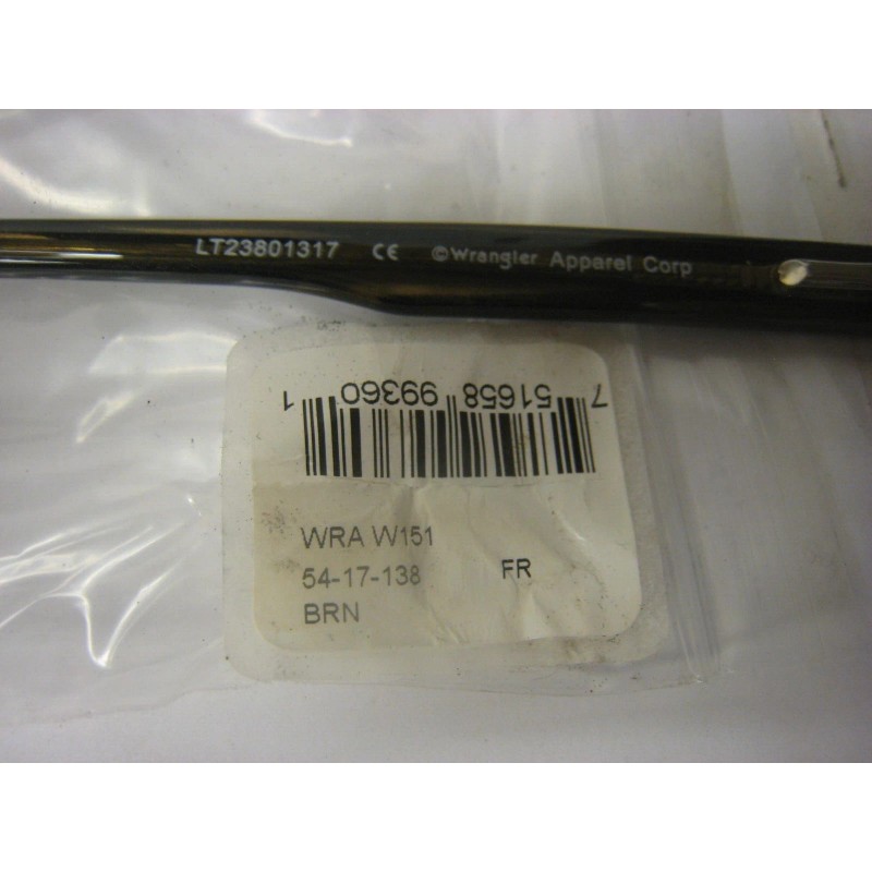 WRANGLER EYEGLASS FRAMES Style W151 in BROWN 54-17-138-33v With Generic