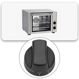 EMSea Oven Thermostat Knob Replacement Part PB010099 Compatible with Viking SVGIC305DSI VGIC305DSI VGIC487 VGRC605 VGIC245 VGIC307 Black