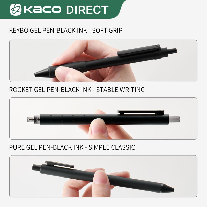 Kaco 6 Pieces Gel Pens Cute Stationery, Journaling Note Taking