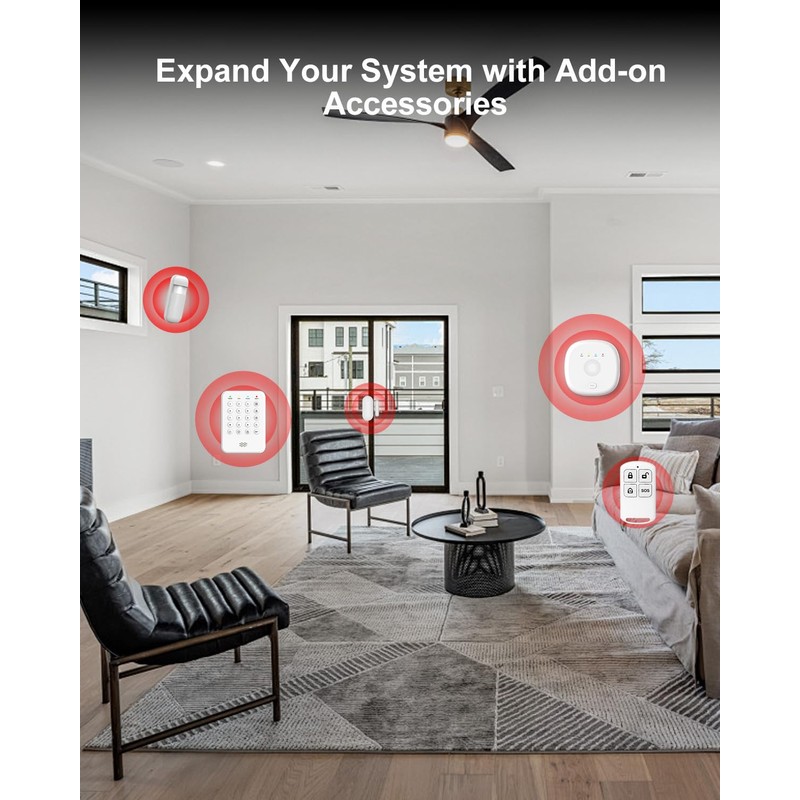 WiFi Wireless Home Security System - Smart Home & Business