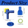 6Pcs Bite Valve Replacement Mouthpiece Hydration Bladder Reservoir Bite Valve