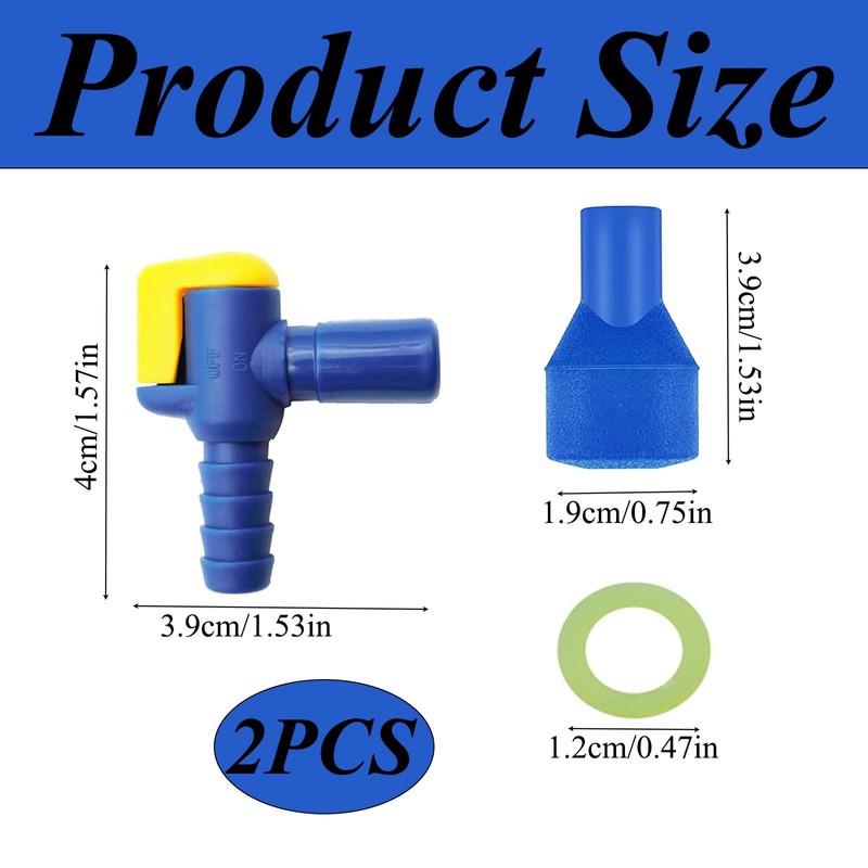 6Pcs Bite Valve Replacement Mouthpiece Hydration Bladder Reservoir Bite Valve