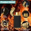 Dragon Lighter, Unique Torch Lighter Switchable Soft/Jet Flame, Butane Refillable