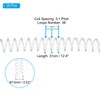 PATIKIL 13mm(1/2") Plastic Spiral Binding Coils, 20 Pcs Binding Spirals
