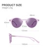 ZENOTTIC Polarized Round Sunglasses, Stylish Sunglasses for Men and Women