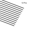 sourcing map Pack of 12 Carbon Fibre Rod for RC