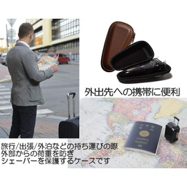 Covers Men's Shaver Storage Case for Panasonic Ram Dash Compatible Model Number ES-2L13 (Brown)