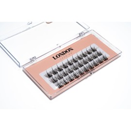 London Lash Co Wispy – Soft and Textured Volume Eyelash Extensions | Lightweight D Curl Lash Trays for Professional Lash Artists | Black, Mixed Lengths