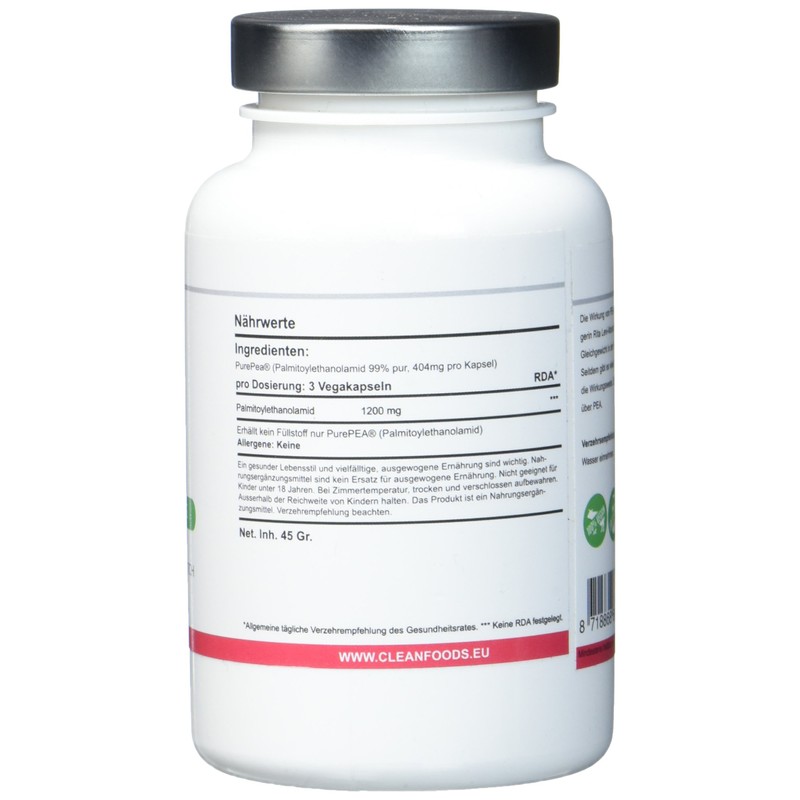 Pure Pea Palmi Toy Lethanol Amid 400mg 90 vcaps Pea