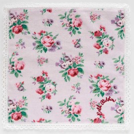Blooming Cath Kidston 001377-0001-03 Large Front Gauze Back Towel Handkerchief 11.0 inches (28 cm) ICON FLORAL Women's Hand Towel Approx. 11.0 inches (28 cm)