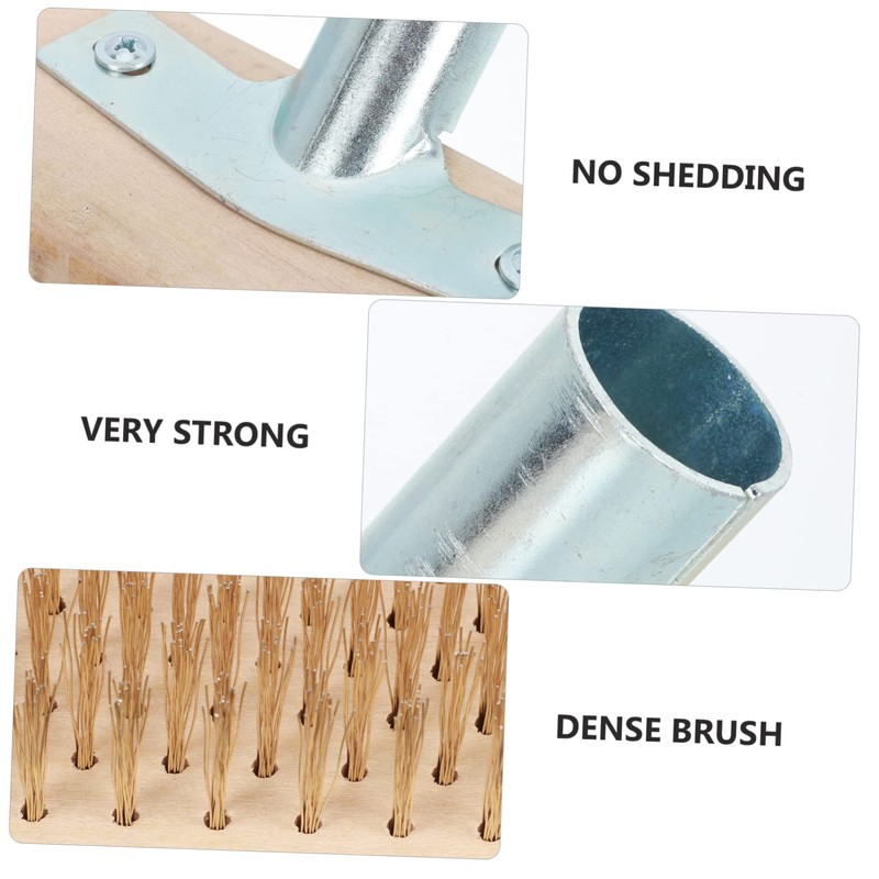 COLLBATH Garden Steel Wire Brush No Handle 2.5cm High Bristles