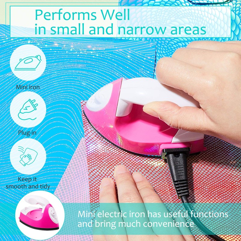 Honoson Mini Craft Iron Mini Heat Press Small Iron 3.93